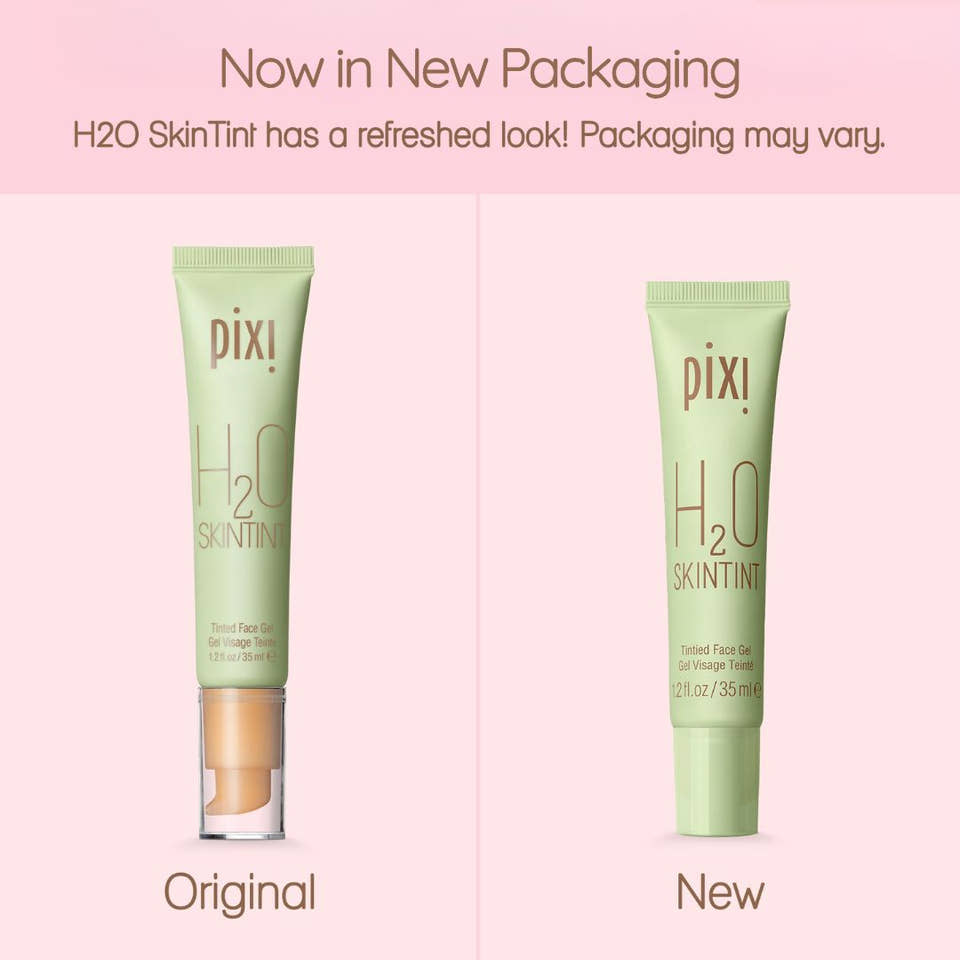 New Packaging, Same Proven Formula: H2O SkinTint has a refreshed look! Packaging may vary. Original bottle shown next to new bottle. view 2