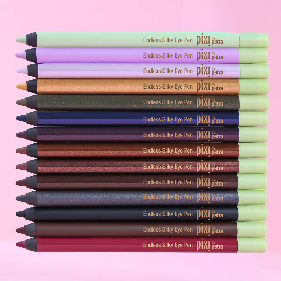 Endless Silky Eye Pen line up with full shade collection shown. view 1
